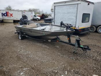  Salvage Bass Boat