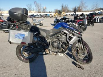  Salvage Triumph Motorcycle Tiger