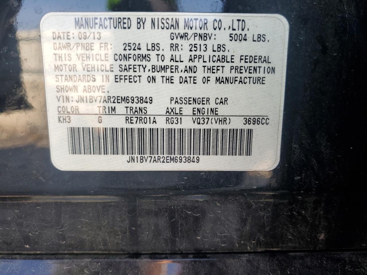 INFINITI Q50 Base Image 10