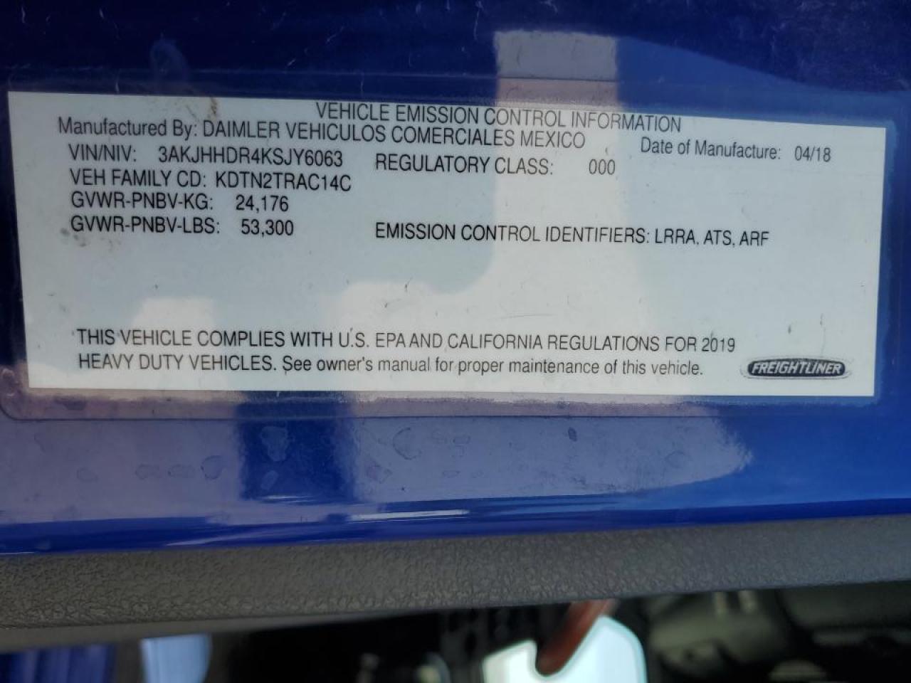 Freightliner Cascadia 1 Image 6