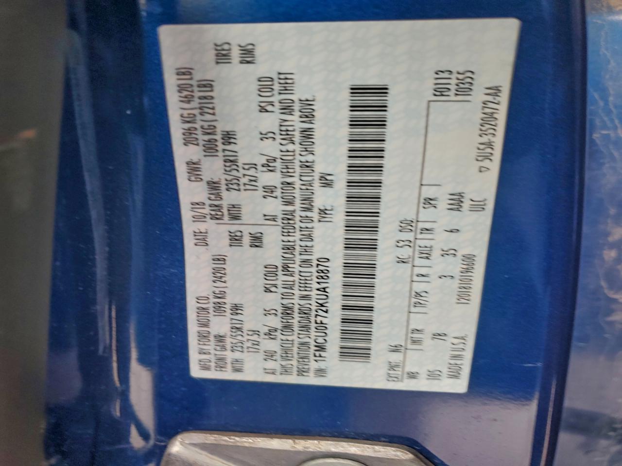 Ford Escape S Image 7