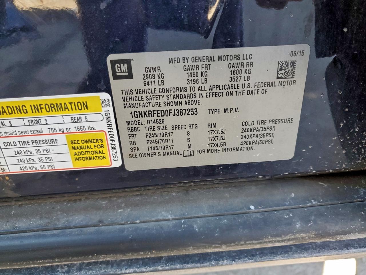 Chevrolet Traverse Ls Image 8