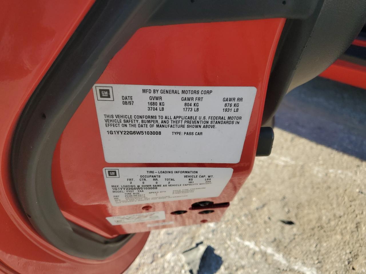 Chevrolet Corvette Image 10